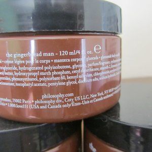 The Gingerbread Man lot of THREE (3) Philosophy